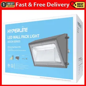 Wp-mn-70w-57 Hyperlite 70w Led Wall Pack With Dusk-to-dawn Photocell Ideal Adjustable Security Lights