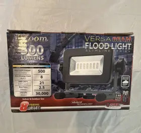 Fl150006 I-zoom Versabeam Slimline Led Flood Light 500 Lm Battery Weatherproof