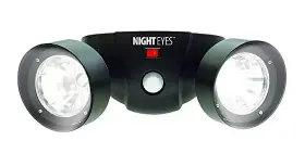 Ideaworks 017874012923 Cordless Black Security Light Led Motion Activated And Weather Resistant
