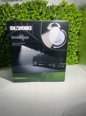 Sku-0rq4 Ideaworks New Dynabright Motion Sensor Indoor Outdoor Spotlight Rotates Pivots