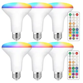 Br55-s30q Ilc Br30 Led Flood Light Bulbs Color Changing 5 Temperatu