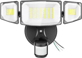 Im-50p-3sh Imaihom 50w Motion Sensor Outdoor Lights 5000lm Hardwired Flood L