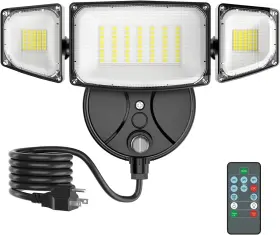 Im-90pc-3sh Imaihom 100w Dusk To Dawn Outdoor Lighting 10000lm Plug In Flood Lights With Re