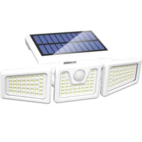 156led-szd Incx Solar Motion Sensor Lights Outdoor 3 Heads Security Powere