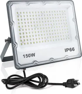 Indmird 721295638159 150w Led Flood Light Outdoor Security Lights Wall Fixtures 6500k 15000lm Ill