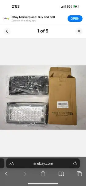 B0b4fwr38r Indmird 2 Pack 50w Black Light Flood W Plug And Switch Halloween Fluorescent