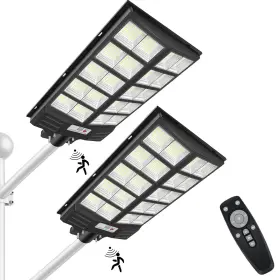 6000w Insdea 733506452553 Solar Street Light Motion Sensor 600000lm Dusk To Dawn Fl