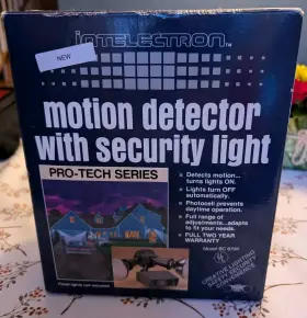Intelectron 026365861100 Motion Detector Security Light Bc 870k New Open Box