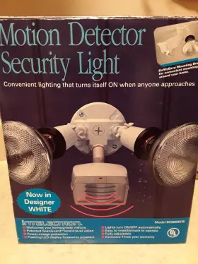 Intelectron 026365901103 Motion Detector Security Light Bc 9000 Kw Nos Original Box Vtg