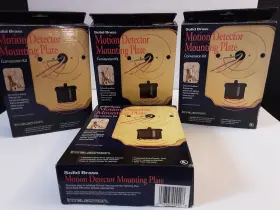 Bc90pb Intelectron Nib Brass Motion Detector Mounting Plate Lot Of 4