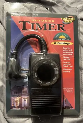 Hb51rc Intermatic Outdoor Timer 6 Settings Dusk Dawn Light Sensor 1000w