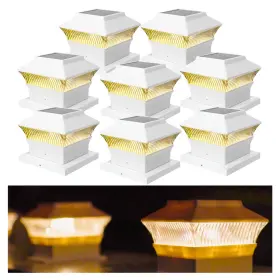 Il0158-06 Involux 8 Pack Solar Post Cap Lights - Classic #2 Fits 4x4 Vinyl And 6x6 Wood Pos