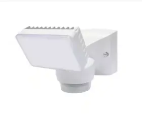 Iq America 859655002699 180-degree White Motion Activated Outdoor Integrated Led Flood Light W 1500 Lm