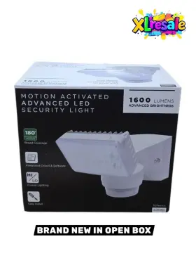 Lb-1403-bz Iq America 180-degree White Motion Led Flood Light With 1600 Lumens