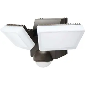 Lb-1880-bz Iq America Bronze 800 Lm. Led Sensing Battery Operated 2-head Security Light