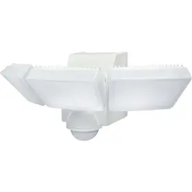 Lb-1912-wh Iq America White 1200 Lm. Led Sensing Battery Operated 3-head Security Light