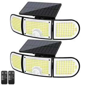 Sl-218 Iygr Solar Outdoor Lights 3000lm 218 Led Motion Sensor 2 Pack 2pc