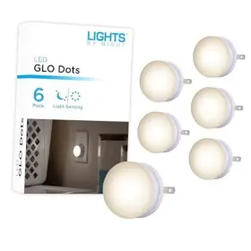 45176 Jasco Products Company Llc Mini Led Night Light Plug-in Dusk To Dawn Sensor Warm White 6 Pack
