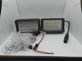 Dr-245wsf-2 Jaslite 2pack 6.3in 45w Led Work Lights 12v/24v 4500lm 6500k Rectangular