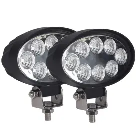 Dr-5024wf-1 Jaslite Oval Led Flood Light 12v/24v 2pack 5.5in 24w Bar Cab Rear Work