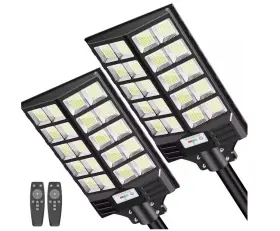 Jazava 797725618121 350-watt Equiv. 300000 Lumens Motion Sensing Dusk -dawn Area Light 2 Pack