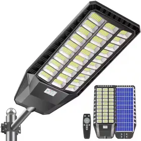 Hdla078w Jazava 480000 Lumens 4800w 240-degree Black Motion Sensing Dusk To Dawn Led Flood Light