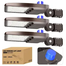 L2117-pl-150w-d Jc-lgl 3pack 150w Parking Lot Light Led Shoebox With 21000lm Ip65 Waterproof