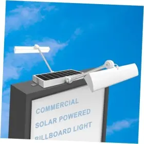 Jy8-509-2 Jiayijie Commercial Solar Billboard 2 Sided Led Light Dusk To Dawn Outdoor Waterproof
