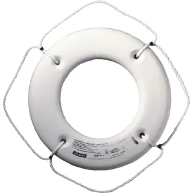 Hs-30 Jim-buoy W Hard Shell Series Life Ring - 30 Inch White