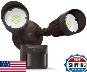 B08k4459qh Jjc Led Security Lights Motion Sensor Flood Light Outdoor Fixture 27.5w 3000lm W
