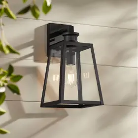 Jf2017093p John Timberland Arrington 14 3/4 Inch Black Motion Sensor Outdoor Light