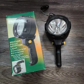 8931 Johnlite Weather Proof Krypton Light Powerful 2-way Swivel Handle 12v Car Plug Nos