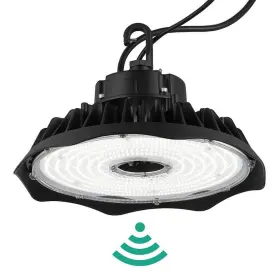 Jonathan Y 840011432649 200-watt Equivalent Integrated Led Motion Sensor Black High Bay Light Ufo