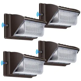 Ku1803d Juyace 150w Led Wall Pack Light With Dusk To Dawn Outdoor Lighting 4 500
