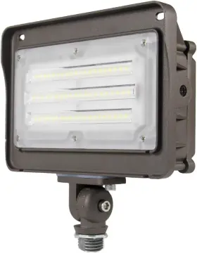 Kadision 716294504789 Led Flood Light Outdoor With Dusk To Dawn Photocell 50w Small Dark Grey