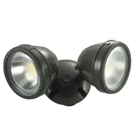 Sptm2-2801 Kbled Landscape Flood Led Dual Spot Light 120v 28w Each 1100 Lume Total 2200 Dark Gray