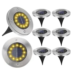 Hst028 Kelvinlux Solar Garden Lights Outdoor 8 Packs Bright Powered Ground Light With U