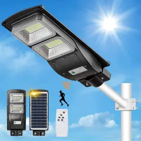 Kepeak 883645634706 990000000lm Lamparas Led Solares Luces Para Exterior Solar De Calle Dusk To Dawn
