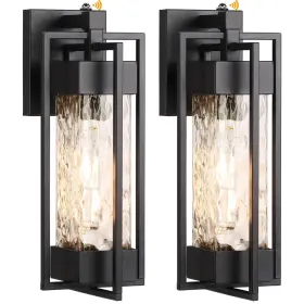 Str-wl-0011 Kialush 2-pack Wall Lights Dusk To Dawn Outdoor Lighting Modern Outside Waterproof P