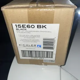 15e60bk Kichler 15e60 Economy Series 60w Transformer - Black
