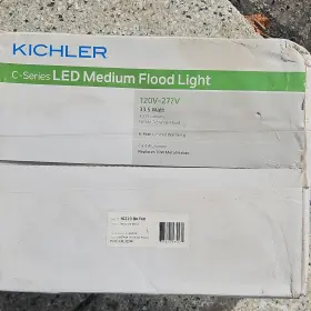 16223-bkt40 Kichler C-series Led Flood Light 33.5w 3000lm 120v-277v Textured Black Aluminum