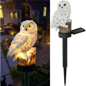 W1010005-kj Kidsjoy Garden Solar Lights Outdoor Decorative Resin Owl Led With Stake New