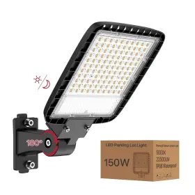 Kf-pkl03-150w-apm-1p Kifflux 150w Parking Lot Light Led Flood Outdoor 22500lm 5000k Adjustable Arm