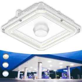 Ng-cgs-100wcd-358s-waeh Kinsng 100w Led Canopy Light With Photocell Etl Dlc Listed 80w 60w Adjustable
