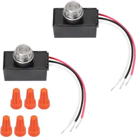 2p-ggq Kk Magsun Dusk To Dawn Sensor 2 Packs Photocell Light For Outdoor Lighting 120-27