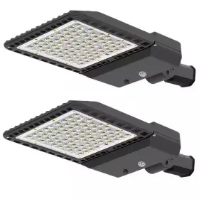 Koaoeirs 313107450495 1500-watt Equivalent Integrated Led Bronze Parking Lot With Photocell Slip Fitte