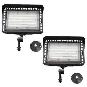 Koaoeirs 445036863800 600-watt Equivalent 120 Bronze 18000lm Outdoor Dusk To Dawn Integrated Led Wall