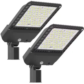 Koaoeirs 445043722770 Bronze 1500-watt Equivalent Outdoor Integrated Led 300-watt Slip Fitter Parking
