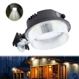 Koaoeirs 711181597394 150-watt Equivalent 4000-lumen Bronze 120 Dusk To Dawn Commercial Area Lights O