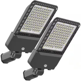 Koaoeirs 711181727890 1500-watt Equivalent Integrated Led Bronze Slip Fitter Parking Lot Light 500